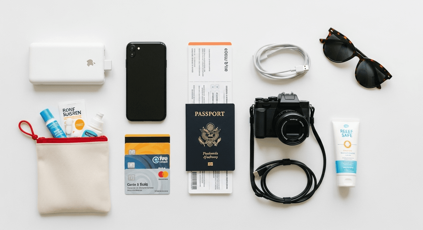 ハワイ旅行の必需品とパスポート