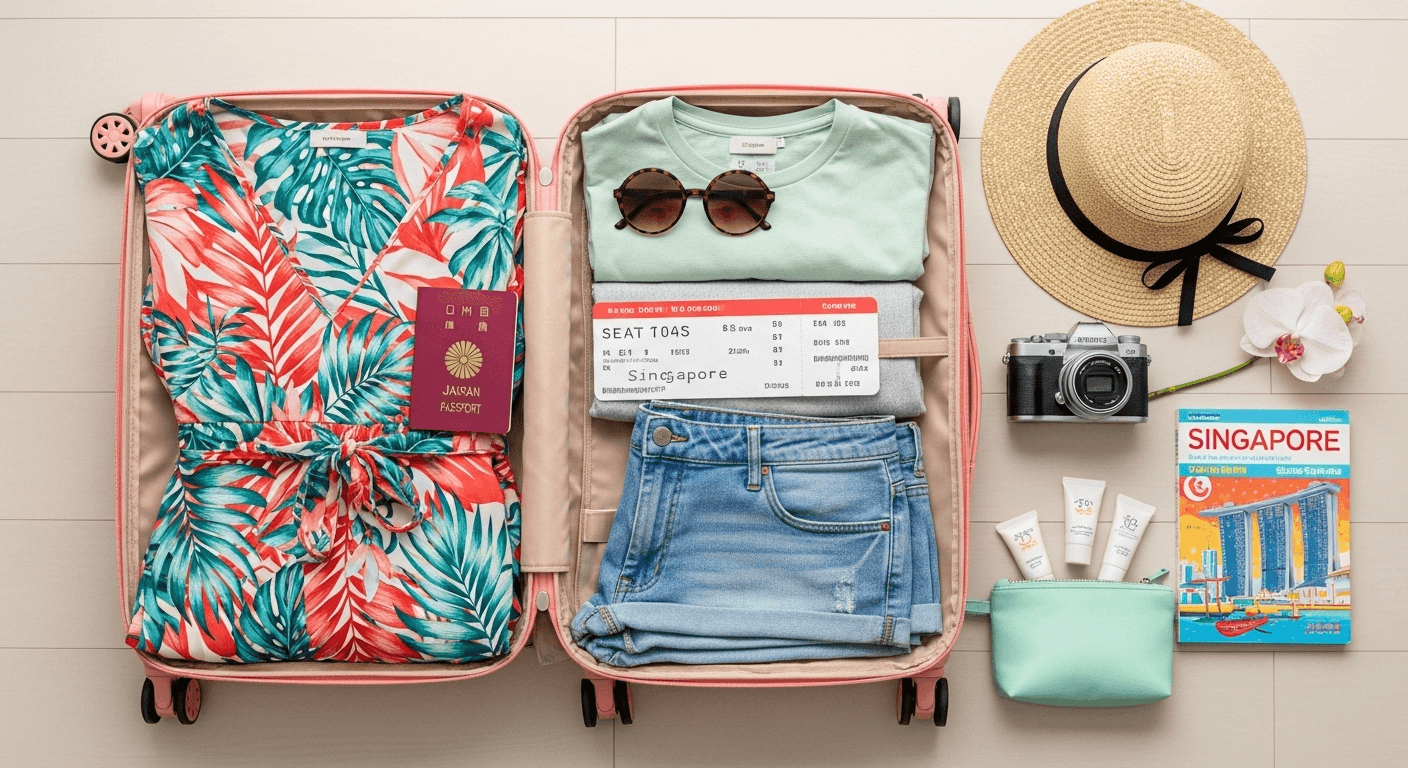シンガポール旅行の持ち物リスト完全版【2025年最新】