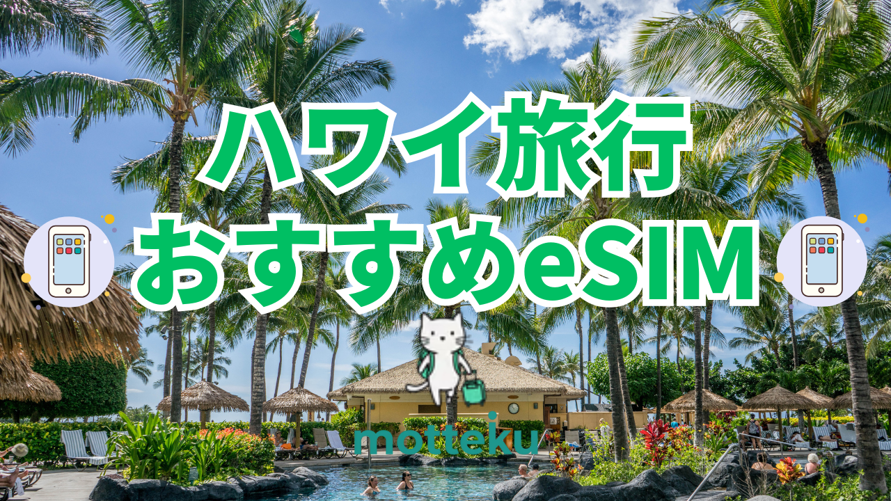 【2026年最新】ハワイ旅行におすすめのeSIM10選！料金・データ容量・電話番号を徹底比較