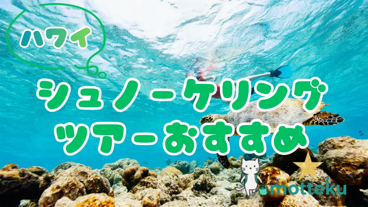 【2026年最新】ハワイシュノーケリングツアーおすすめ15選！人気スポット別・予約サイト徹底比較
